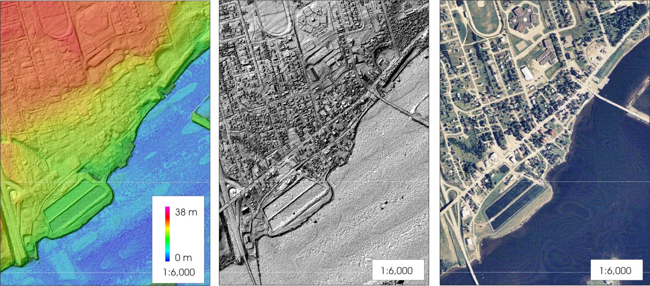 LIDAR surface modeling of Bouctouche New Brunswick