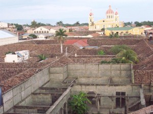 View from the bell tower of Iglesia la Merced