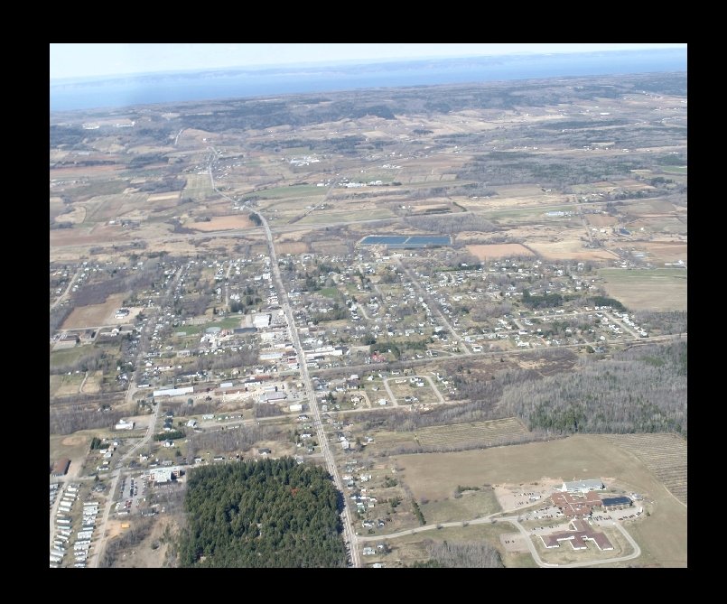 Berwick, Nova Scotia Oblique Airphoto